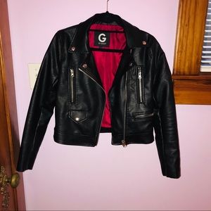PERFECT condition Guess leather jacket!